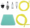 Hicello Kraftstoff-Luftfilter-Set für Mcculloch Kettensäge, Luftfilter, Gas-Kraftstoffleitung, Primerbirne und Zündkerze, passend für Mac 3212, 3214, 3210, 3216, MS1432, MS1635NAV, passend für