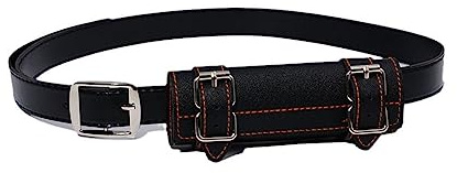 EIRZNGXQ Ceinture pour Katana Ceinture Demon Slayer Ceinture Rapière Anneau Sangle Ceinture Holster Ceinture 110 cm Porte-fourreau d'épée Taille