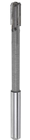 sourcing map Spannen Reibahle 6.7mm H7 Hartmetall Spitze Gerade Flöten Rund Schaft Drehmaschine Fräser