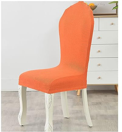 XGANGM Stretch Stuhlhussen 4er/ 2er Set Stuhlbezug Elastisch Abnehmbarer Waschbarer Runder Lehne Universal Hussen Für Stühle Stuhlüberzug Chair Cover Für Küche Restaurant Hochzeit,#2,4PCS