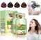 Natural Plant Hair Dye,New Botanical Bubble Hair Dye,Pure Plant Extract for Grey Hair Color Bubble Dye,Plant Based Hair Dye Shampoo for Women Men,Plant Bubble Hair Dye (Chestnut Brown)