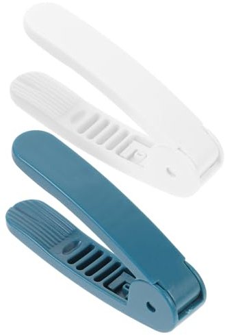 Luxshiny 2 Stück Nussschäler für Erdnüsse, Kompakt, Leicht, Ergonomisch | Kunststoff, Blau und Weiß, für Melonensamen Sowie Unterwegs, Handlich, Arbeitsarm, Küchenzubehör