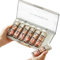 MURRI&MURRDI Große Pille Organizer Verbesserter Medikamentenbox 7 Tage 3 Fächer, 21 Fächern Tablettenbox BPA Frei Pille Box, Reise Pillendose für Medikamente, Vitamine, Fischöl (21-Zellen, D Weiß)