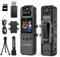 kaysunlink 1.4” Screen Body Camera with Audio and Auto Video Night Vision 1080P FHD Mini Police Wearable Body Worn Cam Portable Small Personal Camcorder Sport Action Outdoor Video Recorder (128GB)
