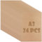 ZOFUN Lot de 24 panneaux MDF A3 - 42 x 30 cm - Feuilles MDF à découper à la taille désirée - Feuilles MDF de 2 mm - Feuilles vierges de 3 mm pour gravure laser, projets de bricolage, peinture et
