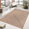 Outdoor & Indoor Teppich für Wohnzimmer Balkon Terrasse wetterfest Borneo Sisal-Jute-Optik Natur Yucatan 200x290 cm