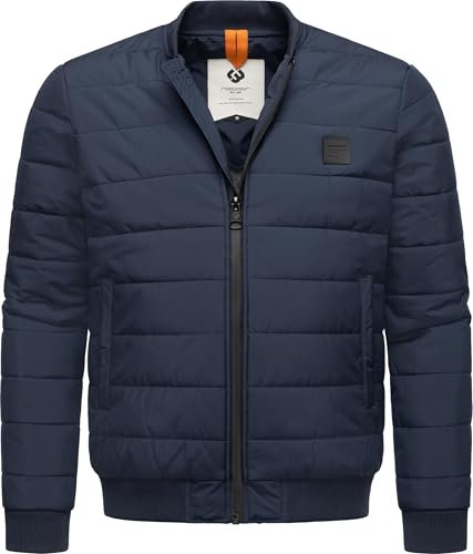 Ragwear Herren Bomberjacke Übergangsjacke leichte wasserdichte Sommerjacke kurz Boomber YOUMODO Navy Gr. 3XL