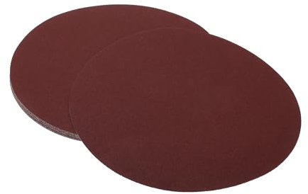 ACROPIX 12 Inch Sanding Discs Round Hook and Loop Sandpaper 80 Grits - 10 PCS