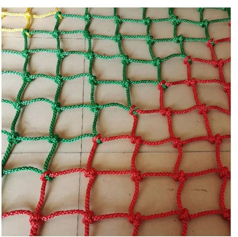 Kletternetz für Kinder und Erwachsene Seil Netz Cargo Net Armee Klettern Leiter Groß Outdoor Indoor Physiical Training Klettern Netz Schutz Sicherheitsnetz Durchmesser 10mm/0,032 Fuß(10mm-12cm,1X1m/3.