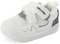 LACOFIA Zapatos Primeros Pasos Bebé Niños Calzado Respetuoso Bebé Zapatillas Deporte con Suela Goma Antideslizante Bebé Blanco/Negro 18 EU(CN 16)