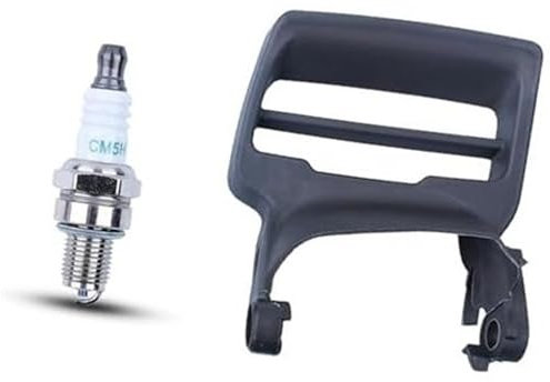 HUVNEXA Protezione maniglia freno catena, for motoseghe Husqvarna 550XP 550 XP 550 XPG con candela di accensione Sostituisci 522677501 Protezione per mano per motosega