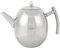 Riuulity Tè Bollitore con Coperchio e Schermo del Filtro per Home Nesser Hotel - Manico Curvo in Acciaio Inossidabile - 1 Set (2.0L/2000 ml)