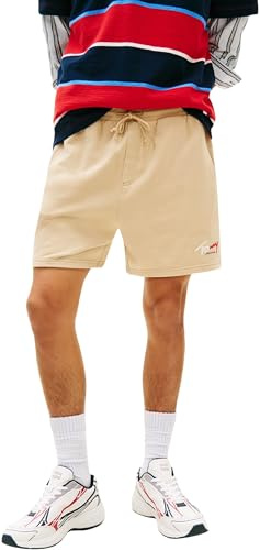 Tommy Jeans Herren Sweatshorts TJM Signature Beach Short Dm0dm23017
