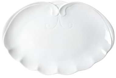 Nzzkoides Piatti per La Cena in Ceramica, Stoviglie con Stampa A Farfalla, Piatto di Servizio Moderno per Il Matrimonio di Compleanno di Matrimonio, Lavastoviglie A Microonde(Size:25.5 * 16 * 2CM)