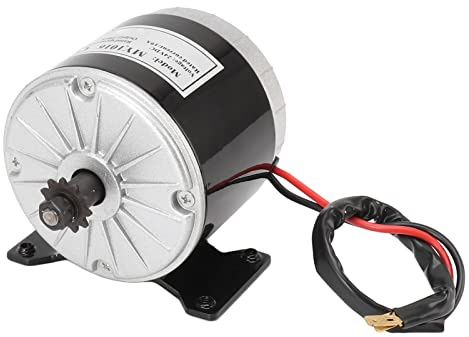 MechKit Bürstenmotor 24V 350W, 2750RPM Hochgeschwindigkeits DC Elektromotor Gebürsteter Motor für Elektrofahrrad, Elektroroller, Elektro Dreirad