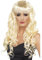 Smiffys Sirene Perücke, Blond, Lang, Lockig mit Pony