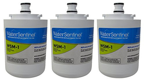 WaterSentinel WSM-1 - Filtro di ricambio per frigorifero, prodotto negli Stati Uniti, compatibile con filtri Whirlpool 7 (confezione da 3)
