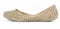 Melissa Women's Campana Papel 20 Closed Toe Ballet Flats, Gold (Soft Gold Glitter 50712), 5 UK