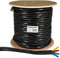 Premium X 100m Basic PRO Quattro Quad Koaxial SAT Kabel 90dB 2-Fach geschirmt Antennenkabel 4in1 Koaxialkabel Schwarz