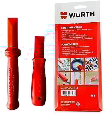 Würth Schaber Set Kunststoff Set 2-teilig Etikettenschaber Plakettenentferner