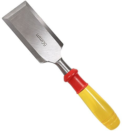 White Hinge Heavy Duty 50mm Bevel Edge High Carbon Steel Wood Carving Chisel