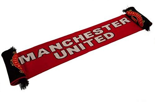 Man Utd Supporters Jacquard Knit Scarf