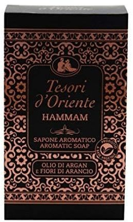 10x Tesori d'Oriente Hammam Arganöl und Orangenblüten Aromatische Seife 150g