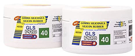 PROCHIMA GS5401G500 Gomma Siliconiche Gls-PRO 40 A+B, Verde, 500 GR