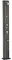 O'CLAIR Douche Solaire Droite alu Noir 40 l avec rince-Pieds et brumisateur