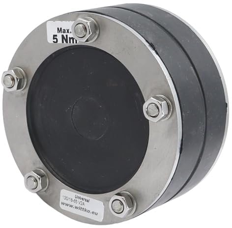 WITTKOWARE 100mm Mauerdurchführung (DN100 Ringraumdichtung) für 1 Kabel oder Rohr 18-65mm (Ziebelringtechnik)