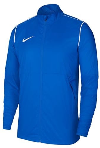 NIKE Chaqueta impermeable unisex para niños Park20, Unisex niños, Chaqueta para lluvia, BV6904-463, blanco, azul rey, S