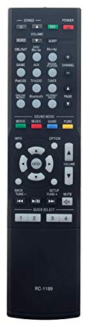 RC1189 Ersatz Fernbedienung - VINABTY RC 1189 Fernbedienung für DENON Denon RC-1189 Remote Controller