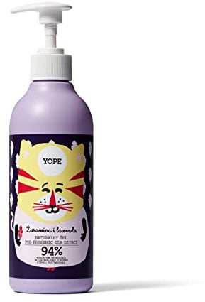 Yope Kinder-Duschgel, Cranberry Lavendel, 400 ml