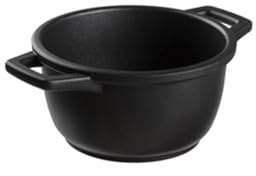 Risoli CASSERUOLA Mini CASSERUOLINO Mono PORZIONE Alluminio Alto Spessore Antiaderente Professionale Mini Pot Made in Italy (Ø 12 CM)