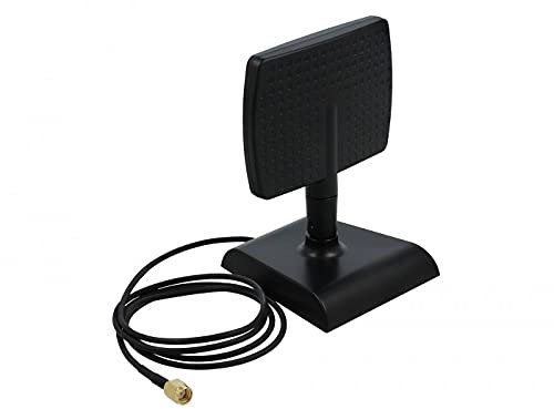 Delock WLAN WiFi 6 Antenne RP-SMA Stecker 4-6 dBi direktional, 90297