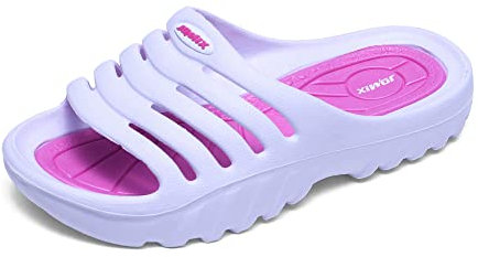 JOMIX Ciabatte Bambina Estive in Gomma Pantofole Ragazza Piscina Mare Casa SB2020 (02 Viola Rosa, 35)
