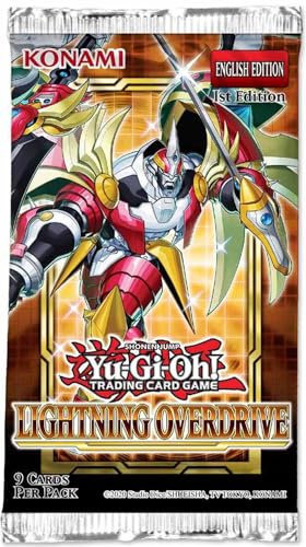 YU-GI-OH! - Lightning Overdrive Booster Pack - 1st Edition - English (9 Card Booster Pack), KONLIDO