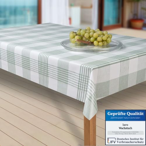 laro Wachstuch-Tischdecke Abwaschbar Garten-Tischdecke Wachstischdecke PVC Plastik-Tischdecken Eckig Meterware Wasserabweisend Abwischbar |23|, Größe:140x240 cm