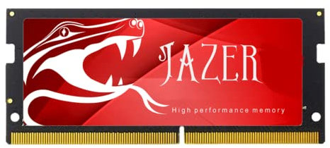JAZER Memoria RAM DDR4 4 GB 2400MHZ (PC4 19200) 260-Pin CL17 1.2V SODIMM Modulo di memoria del computer portatile (nero)