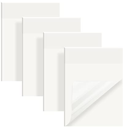 Vicloon Blätter Transparente Haftnotizen, 200 Haftnotizen Set 70×95 mm | Wasserfest Transparent Sticky Notes, Wiederbeschreibbar Haftnotizzettel, für Schule, Büro, Hause