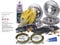 BESTPRICE BESTPRICE Bremsenset inkl. Bremsscheiben vorne Ø 300 mm + hinten Ø 186 mm + Bremsbeläge vorne und Bremsbacken hinten und hinten, Kompatibel mit MERCEDES VIANO (W639), VITO/MIXTO (W639)