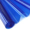 XHT 30 x 135 cm, transparentes PVC-Vinyl, 0,4 mm, Neonfarben, einfarbig, wasserdichter Stoff, super klar, verspiegelte Folienrolle für Handtaschen, Schleifen, DIY-Dekor, Blau