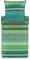 Bassetti MONREALE Bettwäsche + 1 Kissenhülle aus 100% Baumwollsatin in der Farbe Grün V1, Maße: 155x220 + 1 K 80x80 cm - 9321848