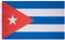 MUWO Flagge Nations Together 90 x 150 cm Nationalmanschaften, doppelseitige Gartenflagge, wetterfeste Fanflagge, Fußballflagge Polyester Länderfagge Deutschland mit Ösen (Kuba)