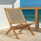 Wanda collection Fauteuil De Jardin Lounge en Corde Naturel Leina