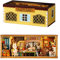 CUTEROOM DIY Holzpuppen Haus Handwerk Miniatur Kit - Cases Model & alle Möbel (Harry's House)
