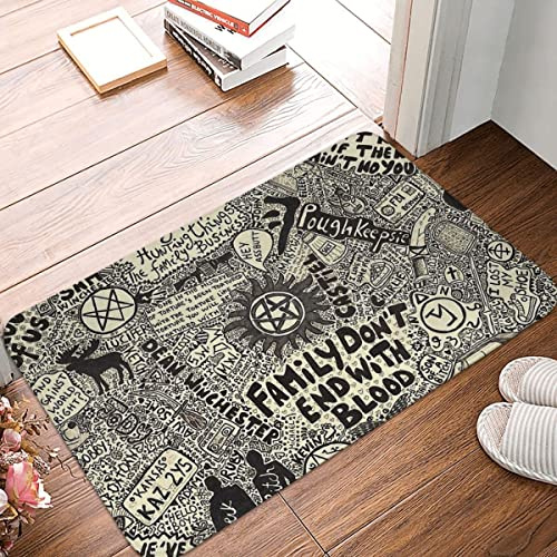 Hauseingang Fußmatte Supernatural Badezimmer Rutschfester Teppich Schlafzimmermatte Eingangstür Fußmatte Hausteppich Dekorieren 20x32