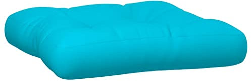 vidaXL Palettenkissen Türkis 60x61,5x10 cm Oxford-Gewebe