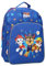 mybagstory - Mochila con diseño de Patrulla Canina, color azul para niños, escuela primaria, guardería, mochila para niños, talla 30 cm, tirantes ajustables, azul, 30 cm