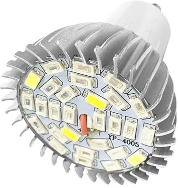 Akozon Wachstumslicht-LED-Streifen, Wachstumslampe für Blumengroeilamp E14 Pflanze 85V 265V E14 28W Vollspektrum-LED-Wachstumslicht (GU10)